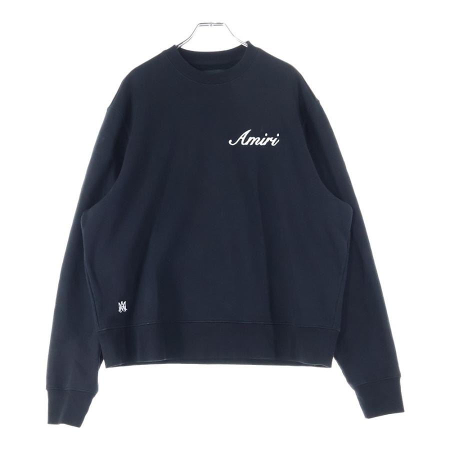 AMIRI（アミリ） ロゴ刺〓 クルーネック スウェットトレーナー
