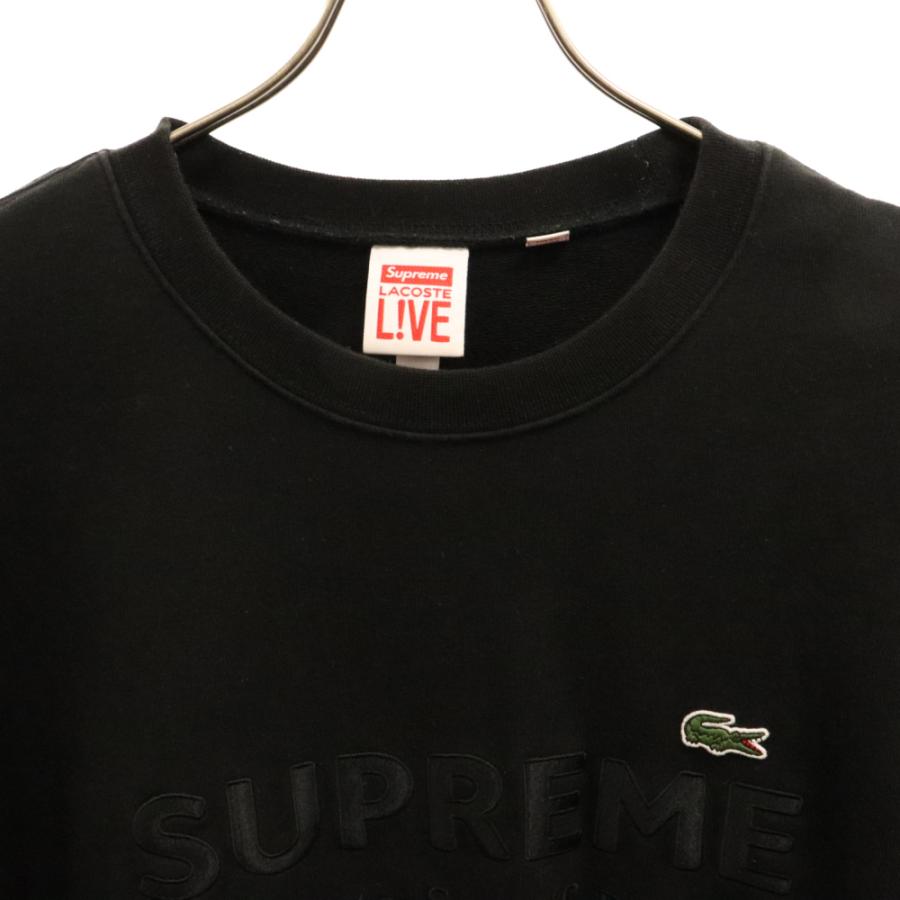 Supreme（シュプリーム） 18SS ×Lacoste Crewneck SH8513 ラコステ