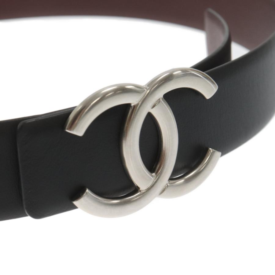 CHANEL（シャネル） ココマークベルト リバーシブル レザーベルト