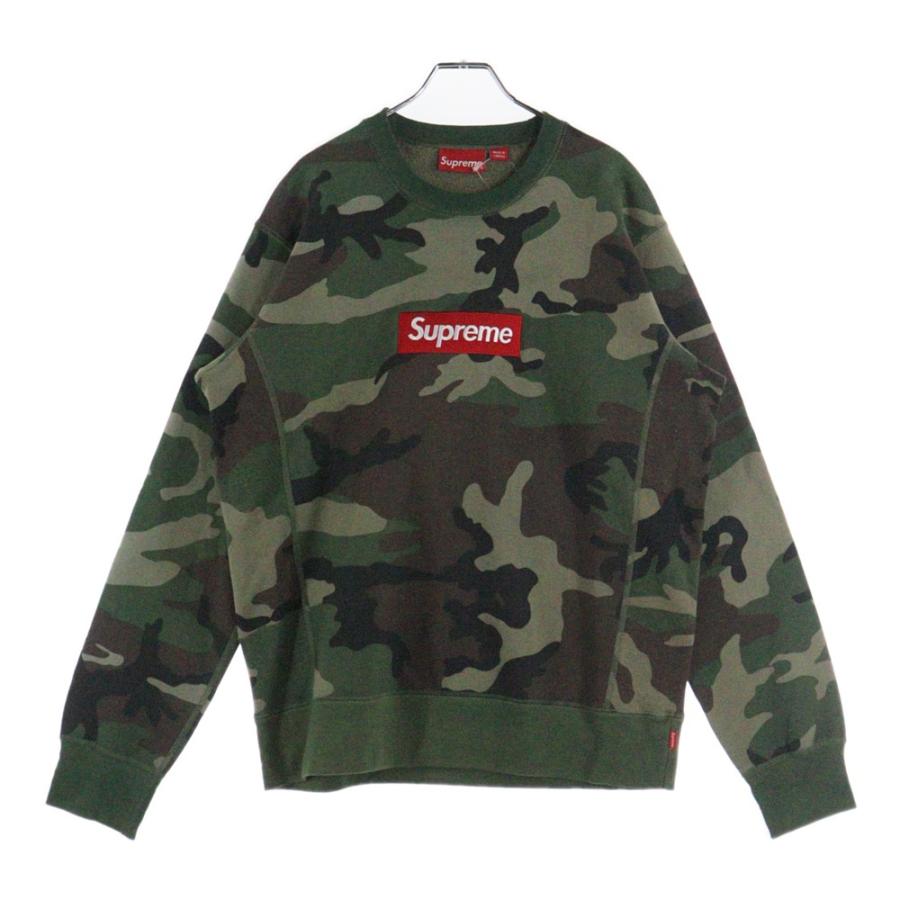 Supreme（シュプリーム） 15AW Box Logo Crewneck カモフラージュ 迷彩