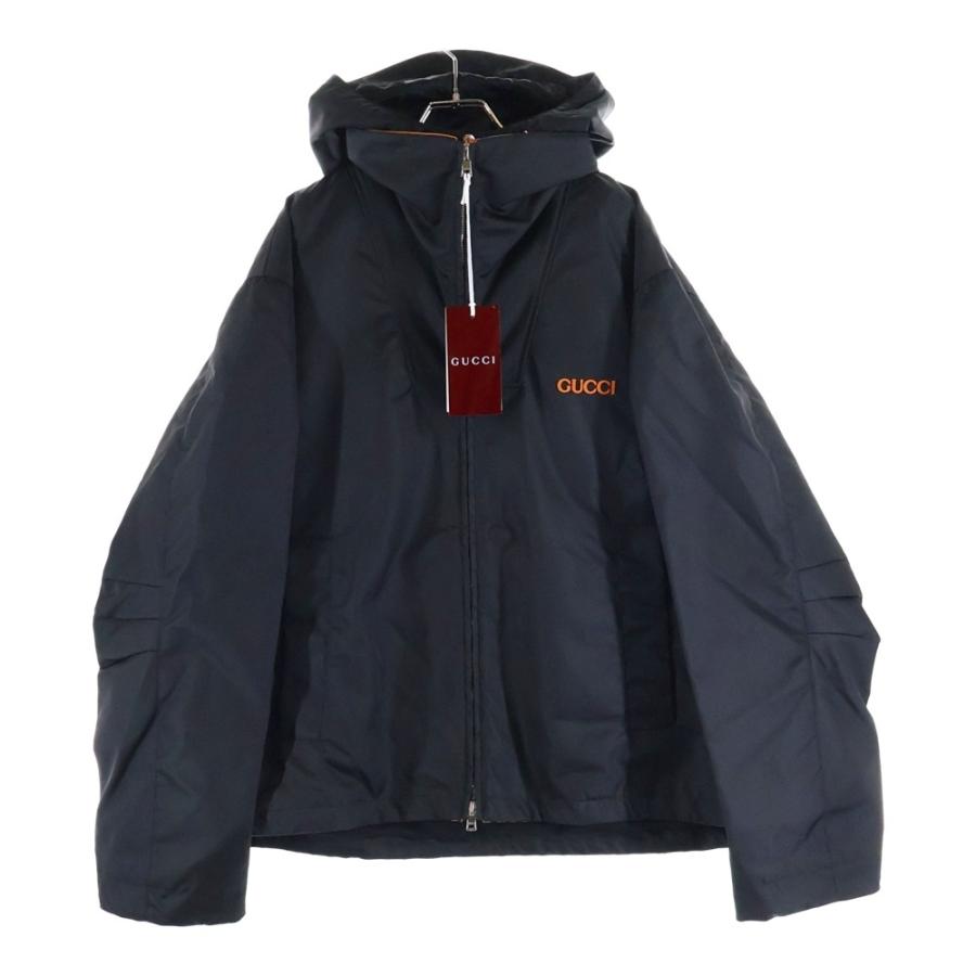 GUCCI（グッチ） Nylon Twill Jacket ロゴ刺繍ナイロンツイル