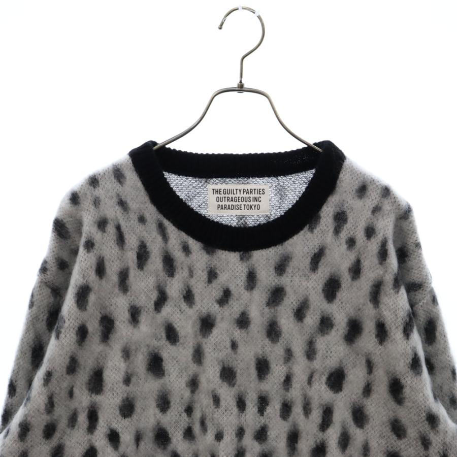 WACKO MARIA（ワコマリア） Leopard jacquard Mohair Knit Sweater