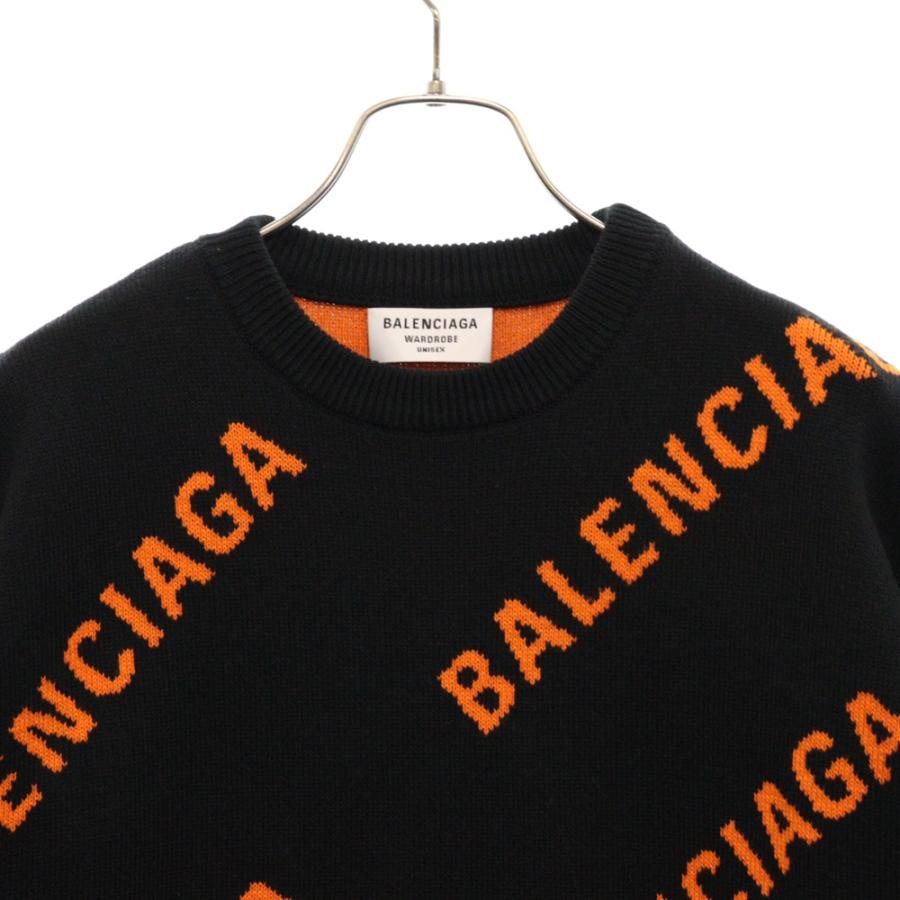 BALENCIAGA（バレンシアガ） 20AW クルーネック ニットセーター ロゴ総