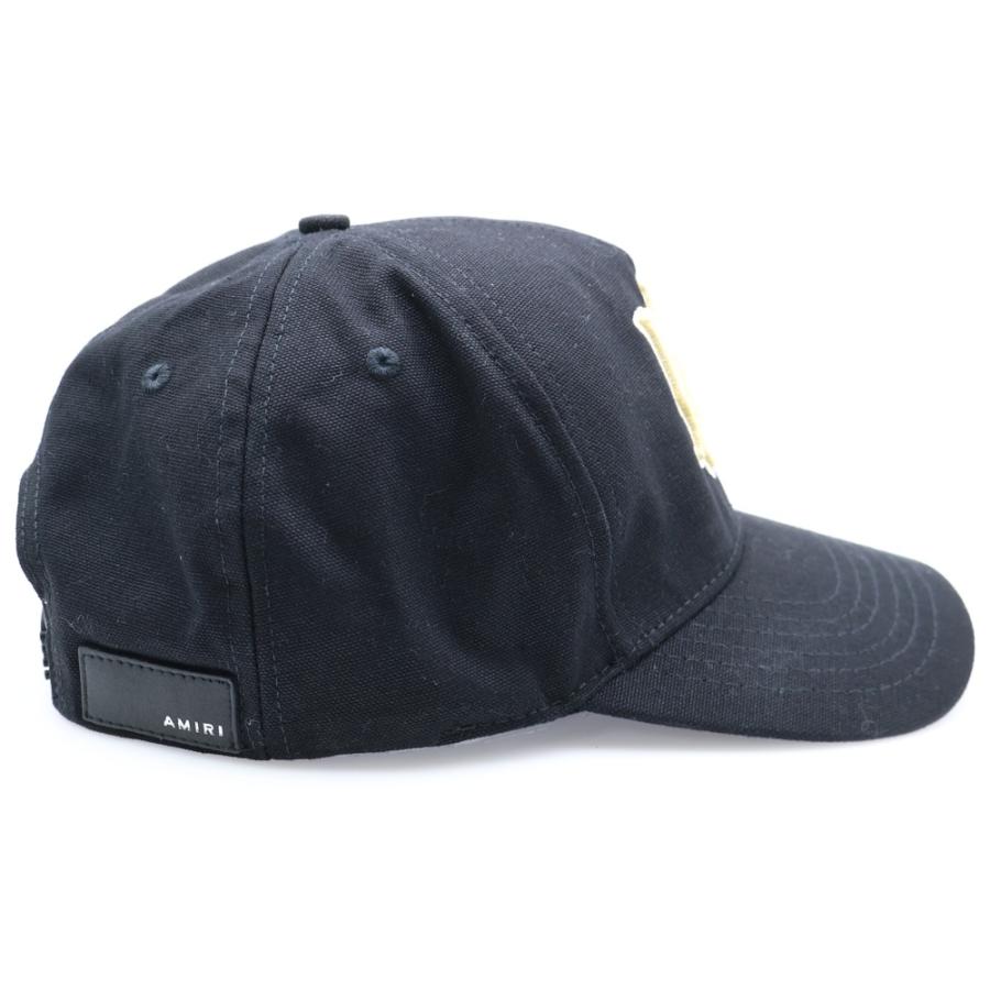 AMIRI（アミリ） FULL CANVAS MA HAT ロゴ刺繍キャップ ブラック