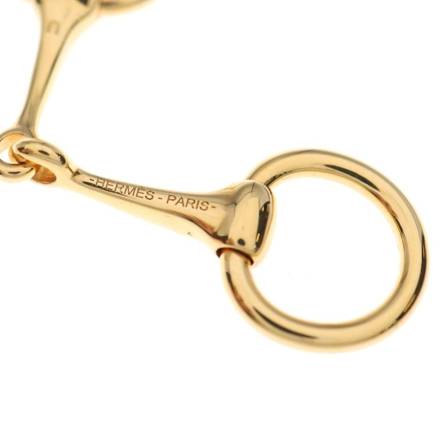 HERMES（エルメス） モールドゥホースビット スカーフリング ゴールド
