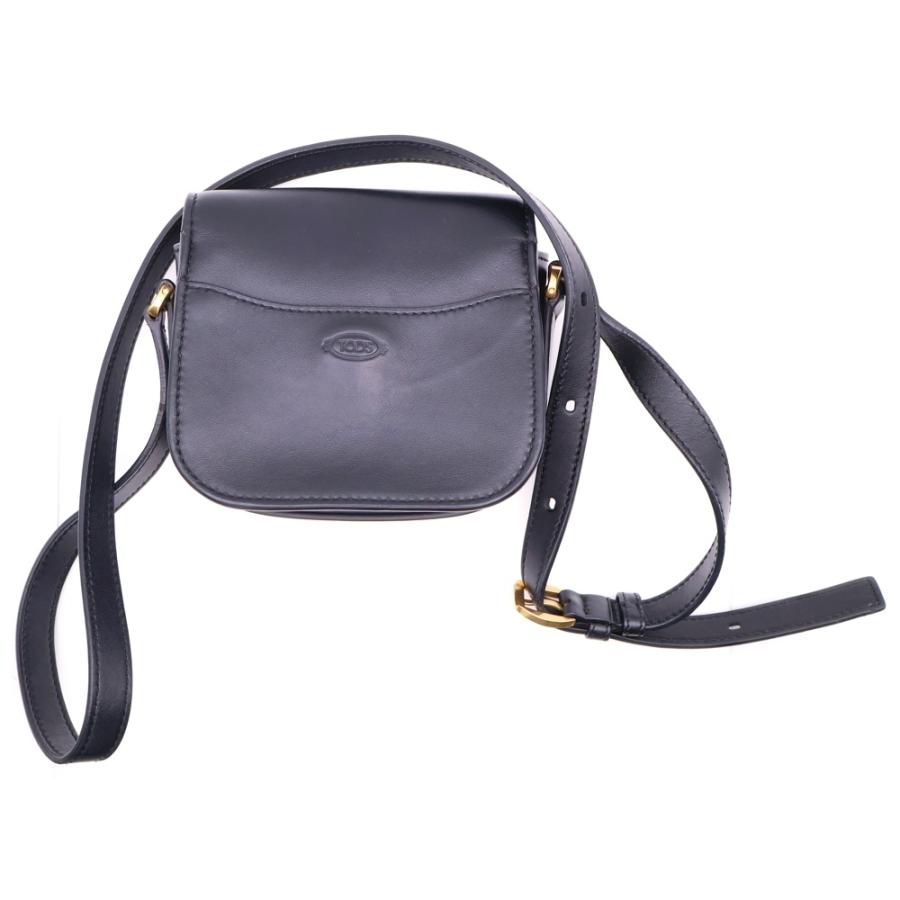 TOD'S（トッズ） ケイト ショルダーバッグ ブラック ゴールド金具