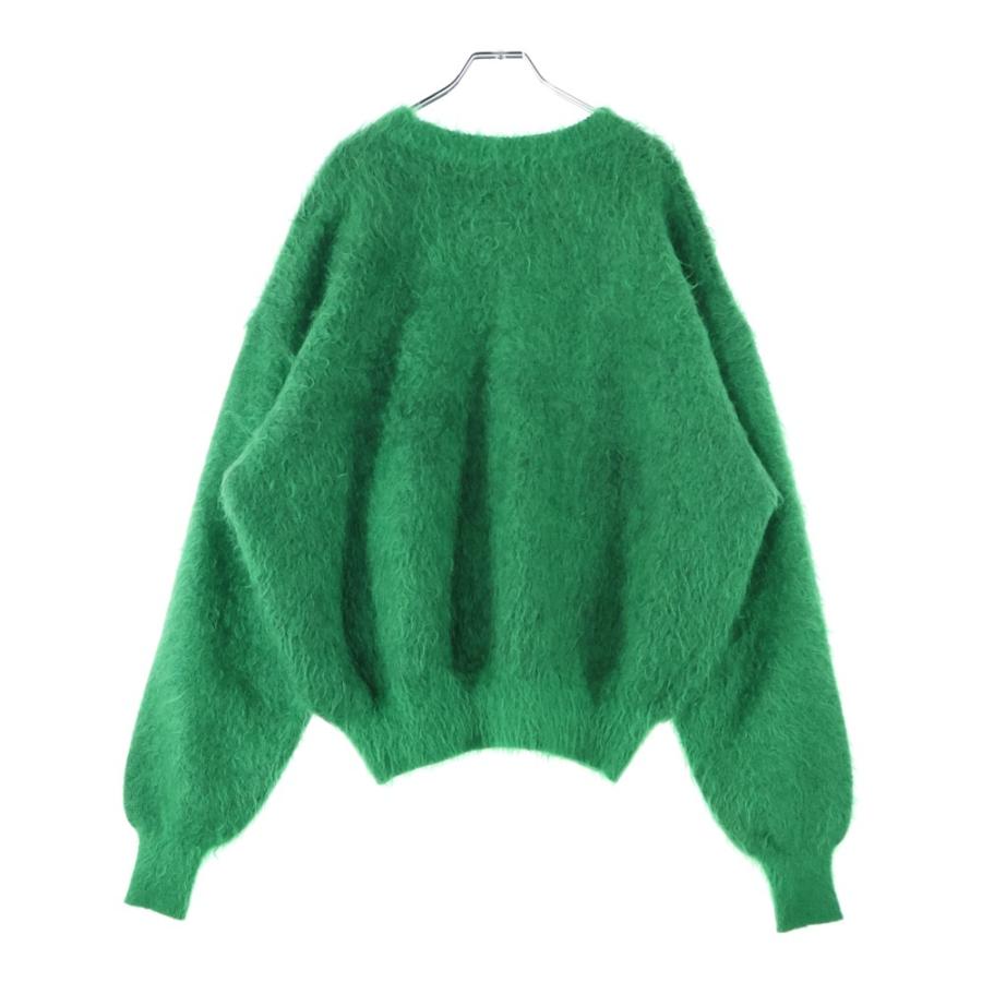 SAINT MICHAEL (セントマイケル) 23AW CREW NECK KNIT フロントロゴ