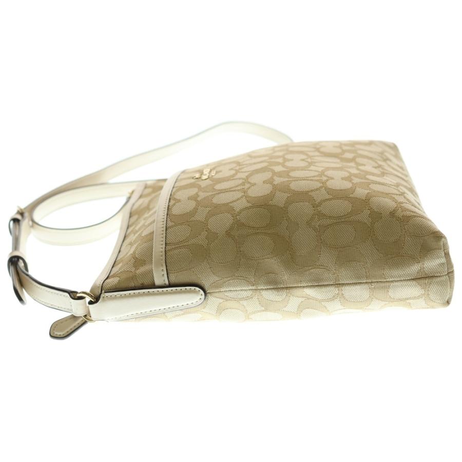 COACH（コーチ） ショルダーバッグ サコッシュ ホワイト×ベージュ