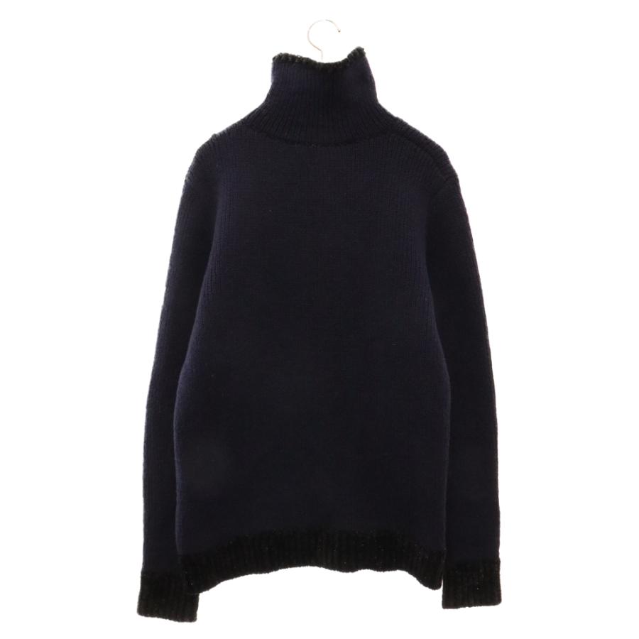 RAF SIMONS（ラフ シモンズ） 22AW ハーフジップ ラメリブ ローゲージ