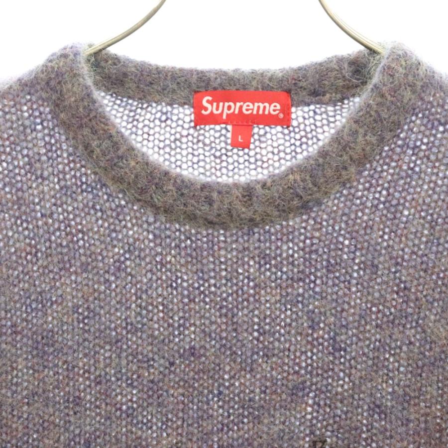 Supreme（シュプリーム） 22AW Mohair Sweater knit ロゴ刺繍 モヘア混