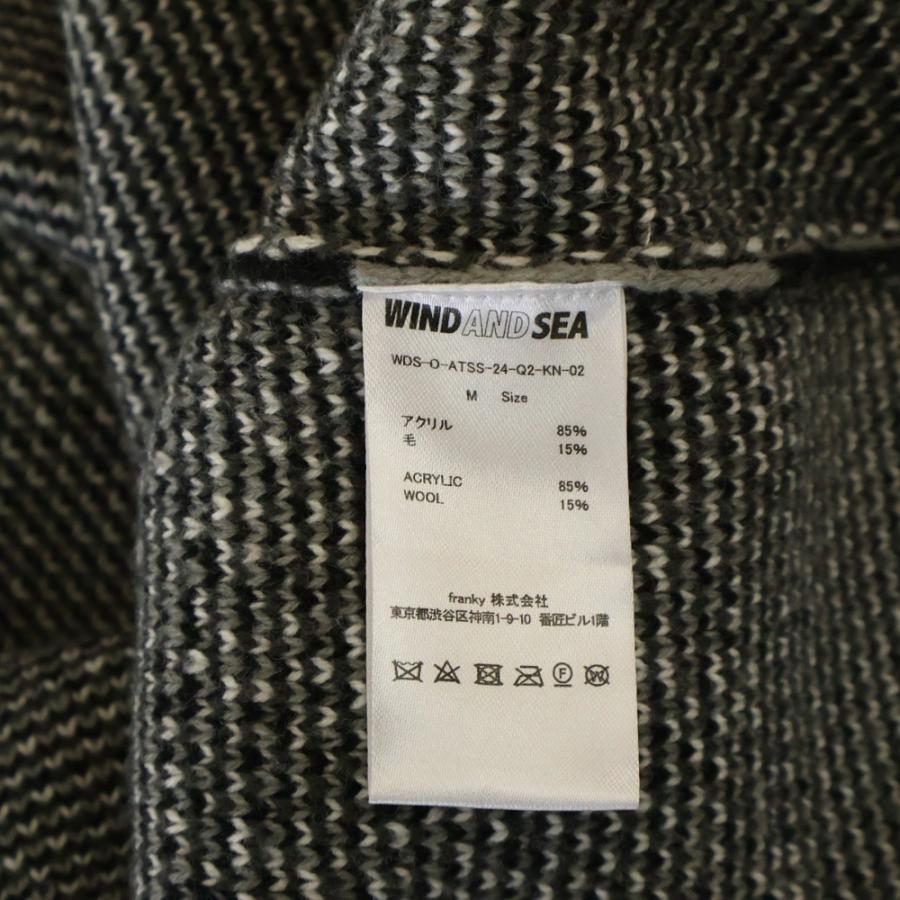 WIND AND SEA（ウィンダンシー） ジャガードロゴ アクリル ウール