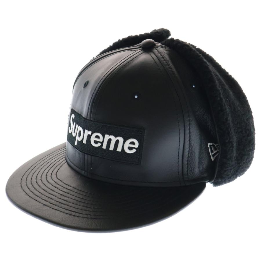 Supreme（シュプリーム） 22AW ×NEW ERA Leather Earflap Box Logo