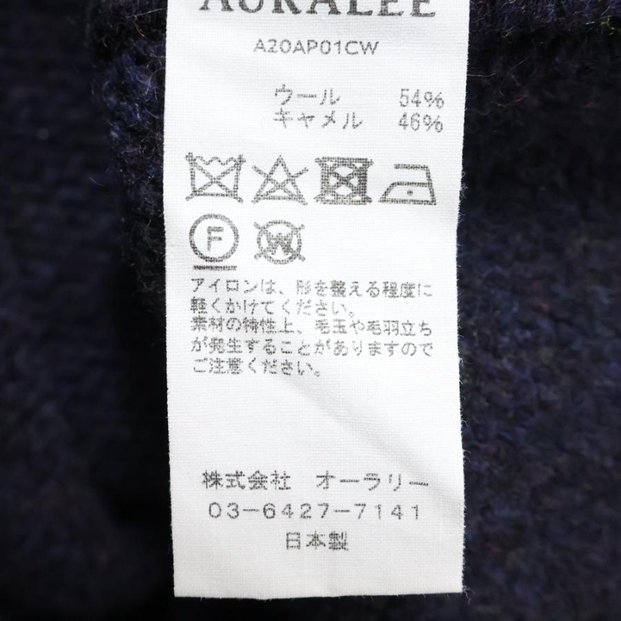 AURALEE（オーラリー） CAMEL WOOL MIX KNIT TURTLE NECK キャメル
