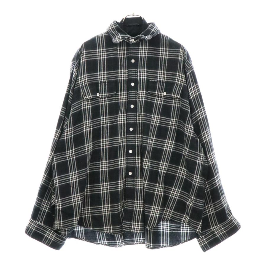 BALENCIAGA（バレンシアガ） 22SS ドッキングチェック柄トロンプルイユ