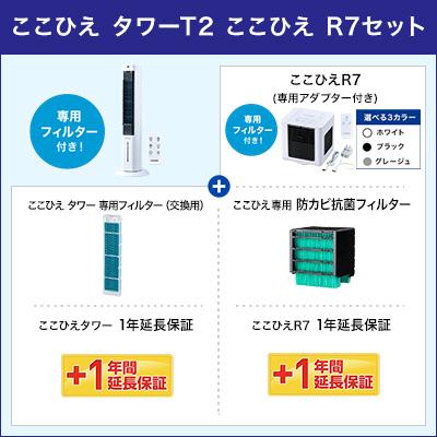 ショップジャパン（Shop Japan） ここひえ タワーT2 ここひえ R7セット