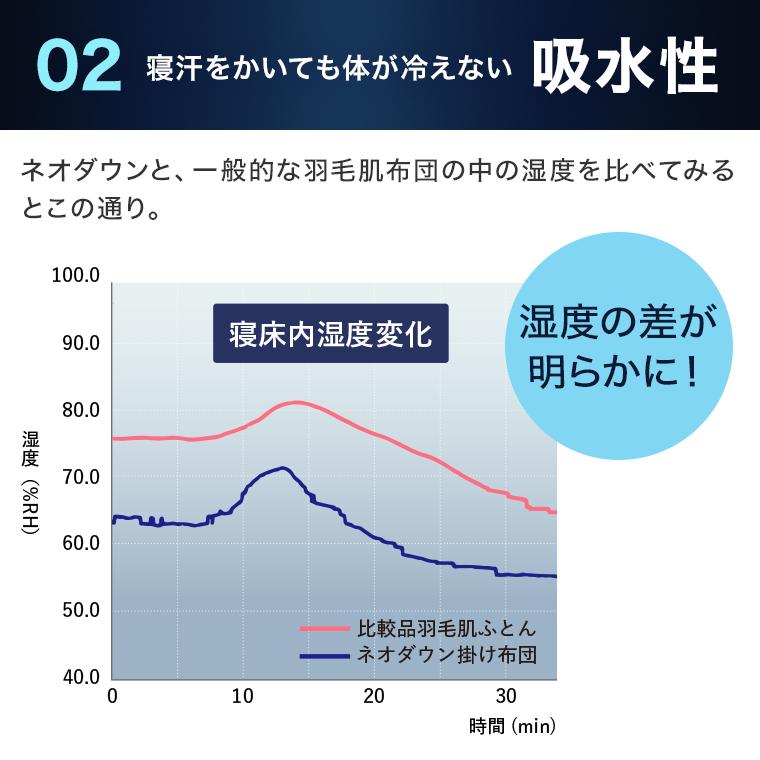 トゥルースリーパー（True Sleeper） 肌掛け布団 ネオダウン掛け布団 2
