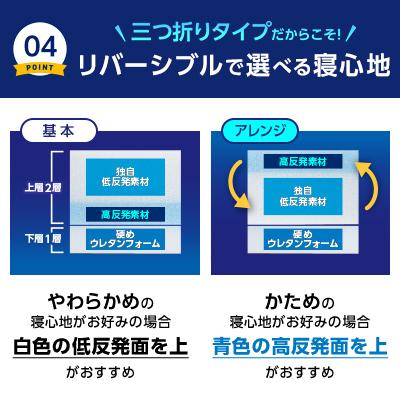 トゥルースリーパー（True Sleeper） プレミアリッチ 三つ折りタイプ