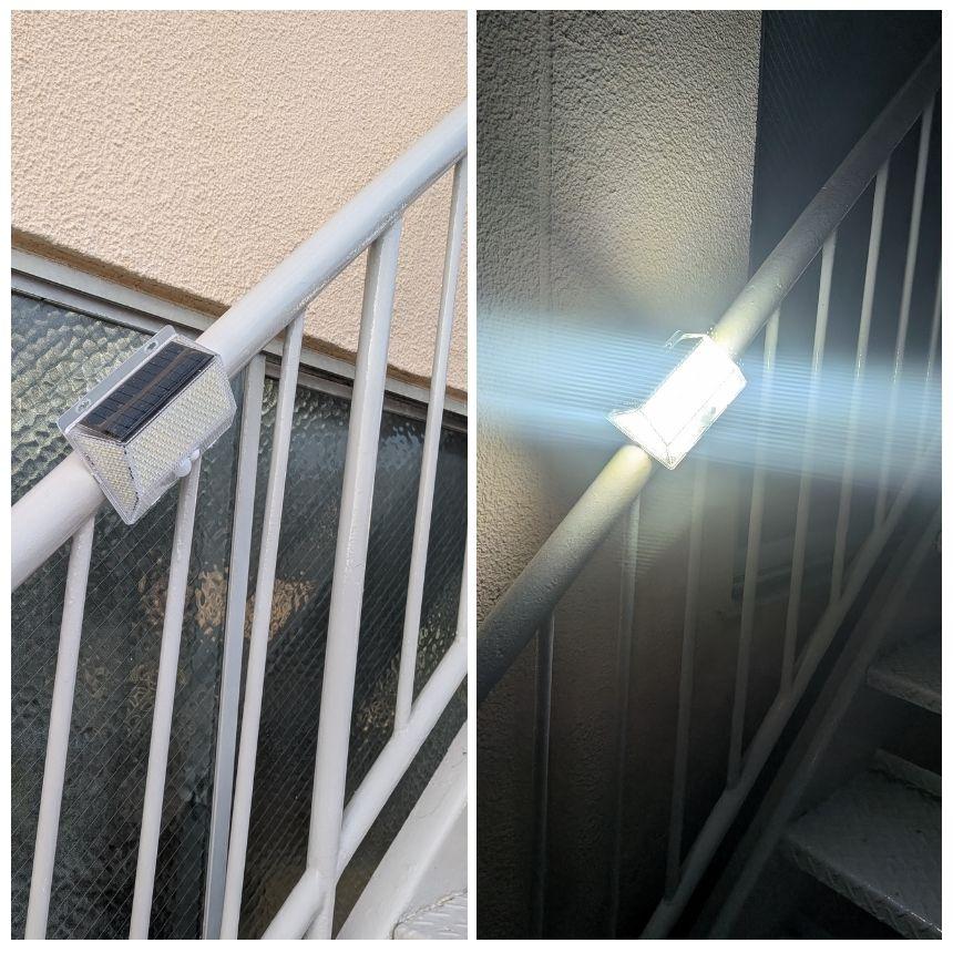 ソーラーライト 屋外 防水 センサーライト ガーデンライト マグネット