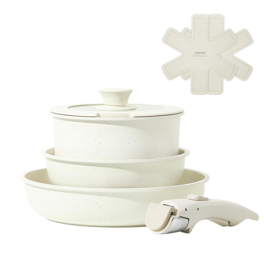 CAROTE カローテ フライパン セット 7点 IH?ガス火対応 PFOA PFOS