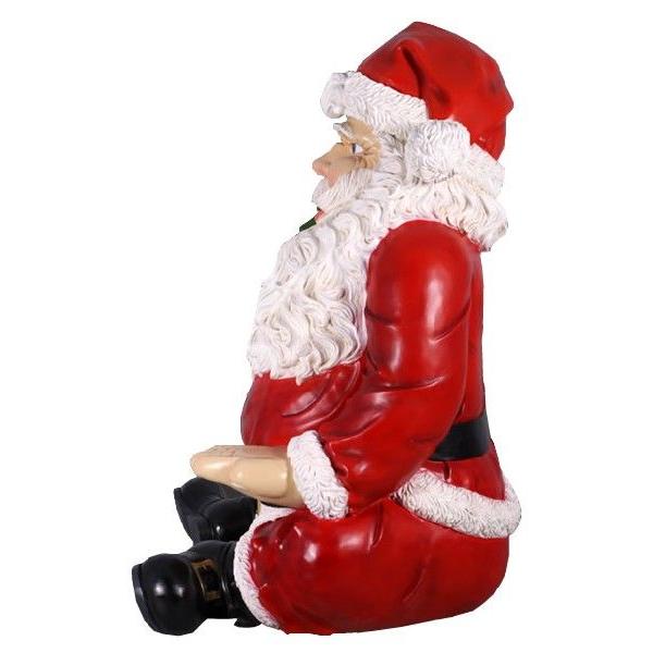FRPクリスマスオブジェ 巨大な座るサンタ : セレクトショップ月