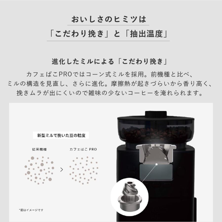 siroca（シロカ） コーン式全自動コーヒーメーカー カフェばこPRO CM