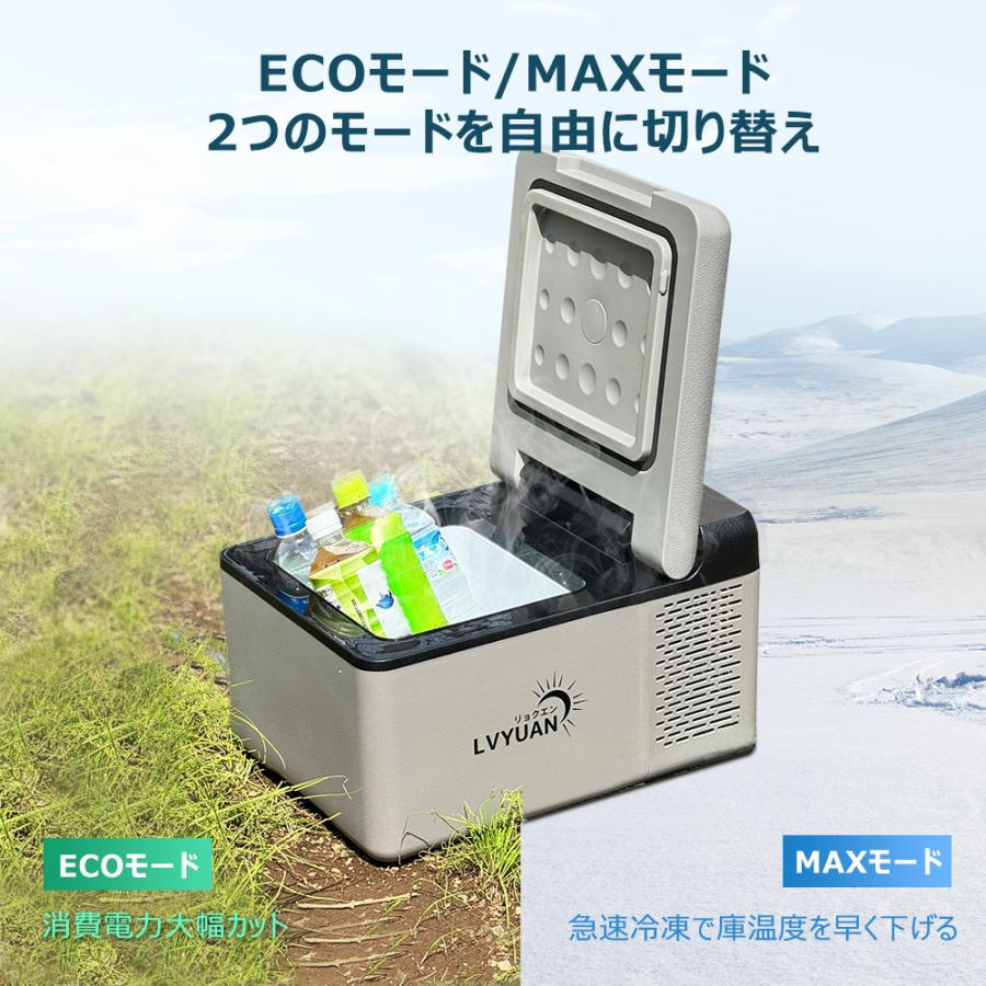 車載冷蔵庫 9L ポータブル 小型 -20℃〜20℃ [&氷点下まで脅威の冷却