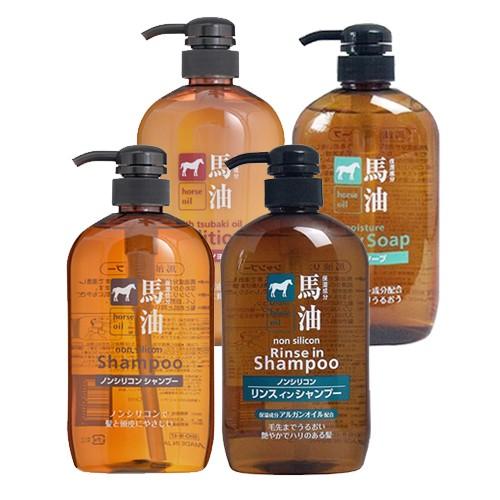 熊野油脂 馬油シリーズ ボトルタイプ 600mL(シャンプー