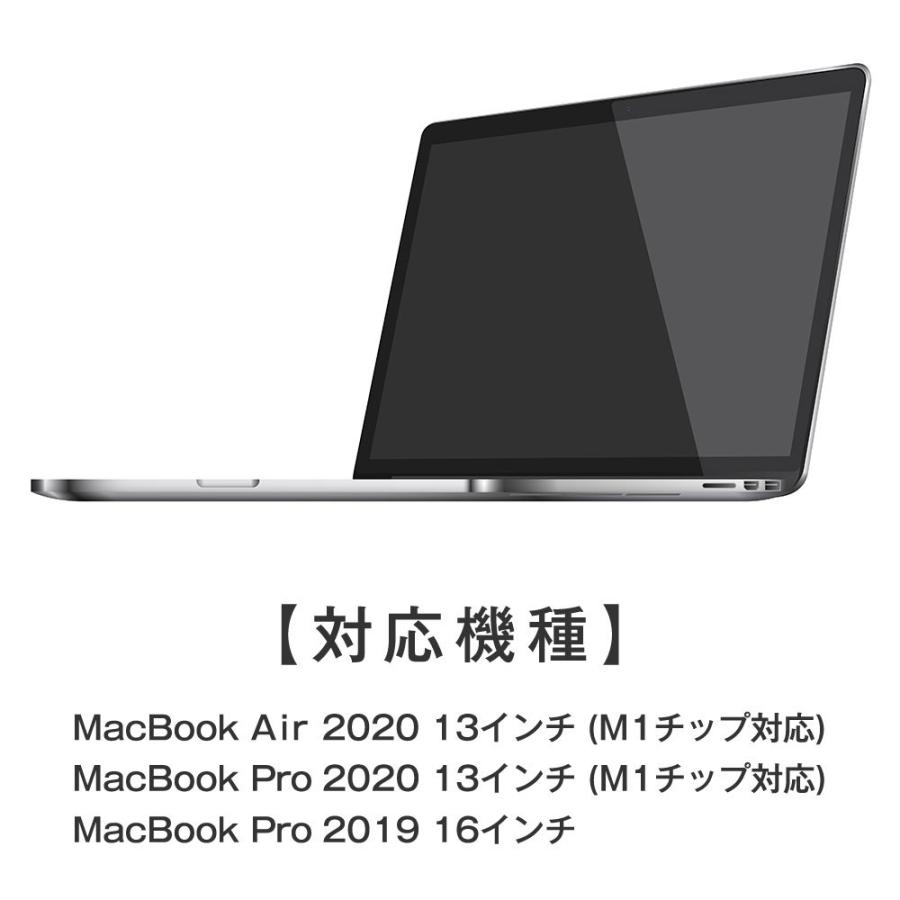 キーボードカバー Macbook Air / Pro 13.3インチ 日本語JIS配列 【 M1