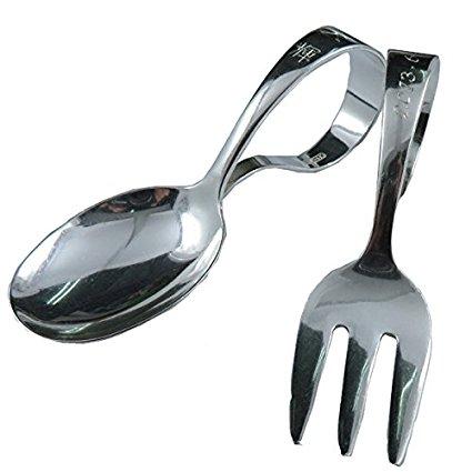 銀製 曲型無地ベビースプーン・フォークセット : シルバーオオノヤフー