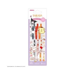 サラサ ZEBRA サラサクリップ サンリオキャラクターズ 3色セット 数量