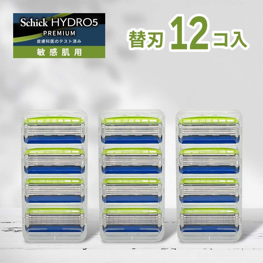 HYDRO5 シック 替刃 12個 ハイドロ5 プレミアム 敏感肌 替え刃