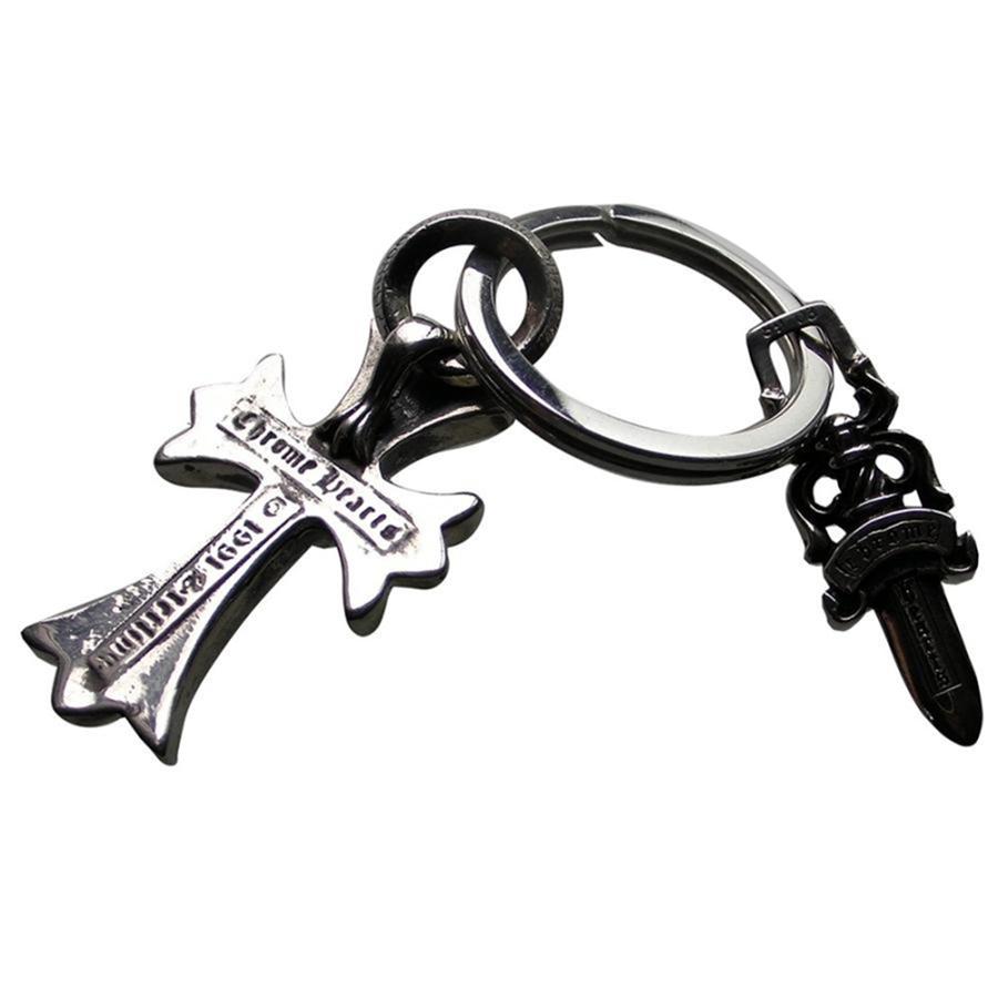 CHROME HEARTS KEYRING SMALL CH CROSS クロムハーツ キーリング