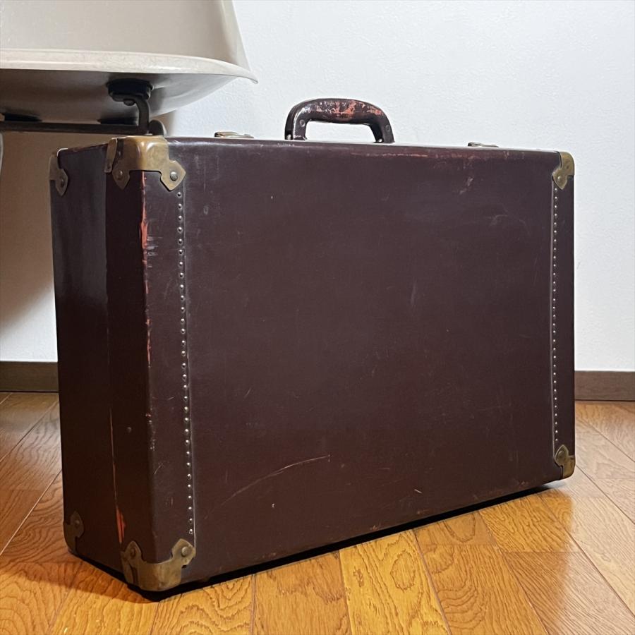 ヴィンテージ 昭和レトロ トランク スーツケース カギ無 : SK STORE