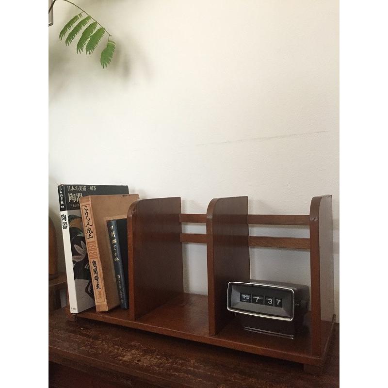昭和 レトロ アンティーク 卓上 木製本棚 : SK STORE - 通販 - Yahoo