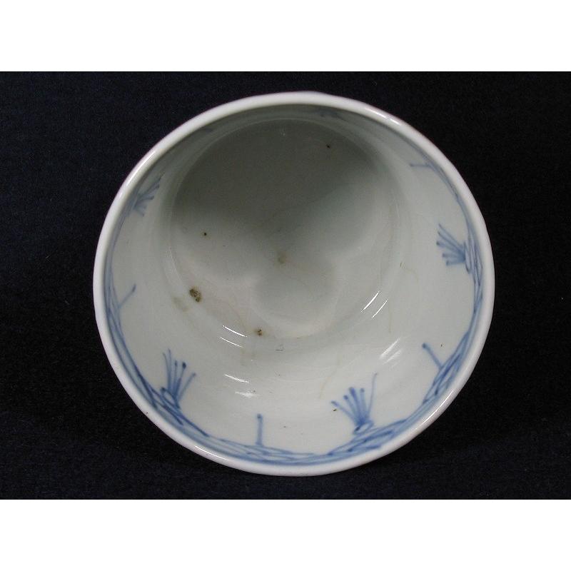 古伊万里 染付 山水漢詩文 蛇の目高台 蕎麦猪口 (21) : SK STORE