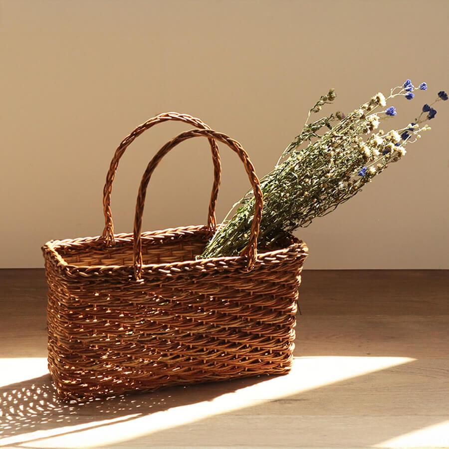 松野屋 日本製 あけび かごバッグ カゴ バスケット カゴバッグ 買い物