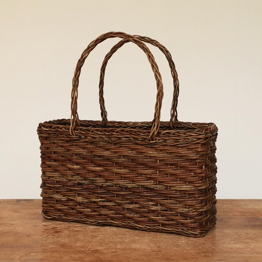 松野屋 日本製 あけび かごバッグ カゴ バスケット カゴバッグ 買い物