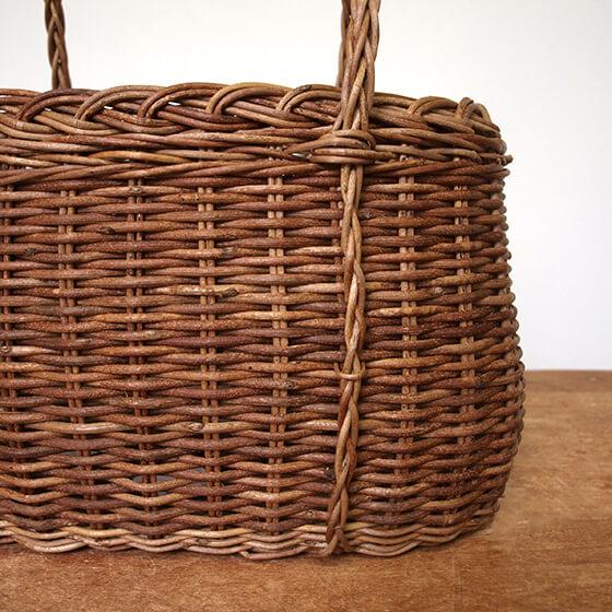 松野屋 日本製 あけび かごバッグ カゴ バスケット カゴバッグ 買い物