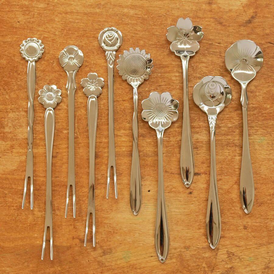 日本製 和しらべ スプーン フォーク おしゃれ かわいい ステンレス