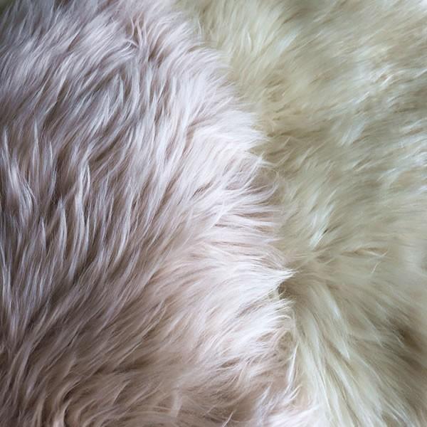 ムートン ラグ ニチロ ムートンフリース 長毛 毛足55mm 2匹サイズ