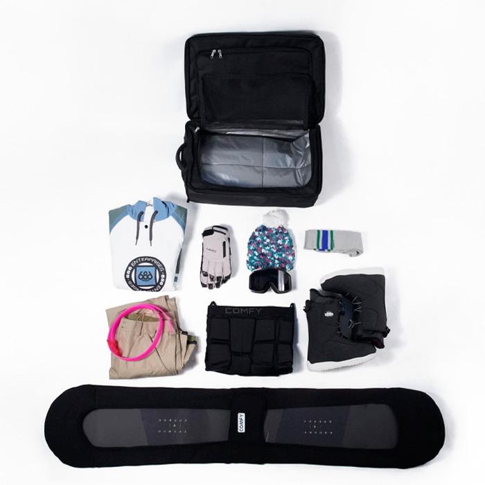 スノーボード ケース コンフィ COMFY WHEELIE DECK Black ウィリー