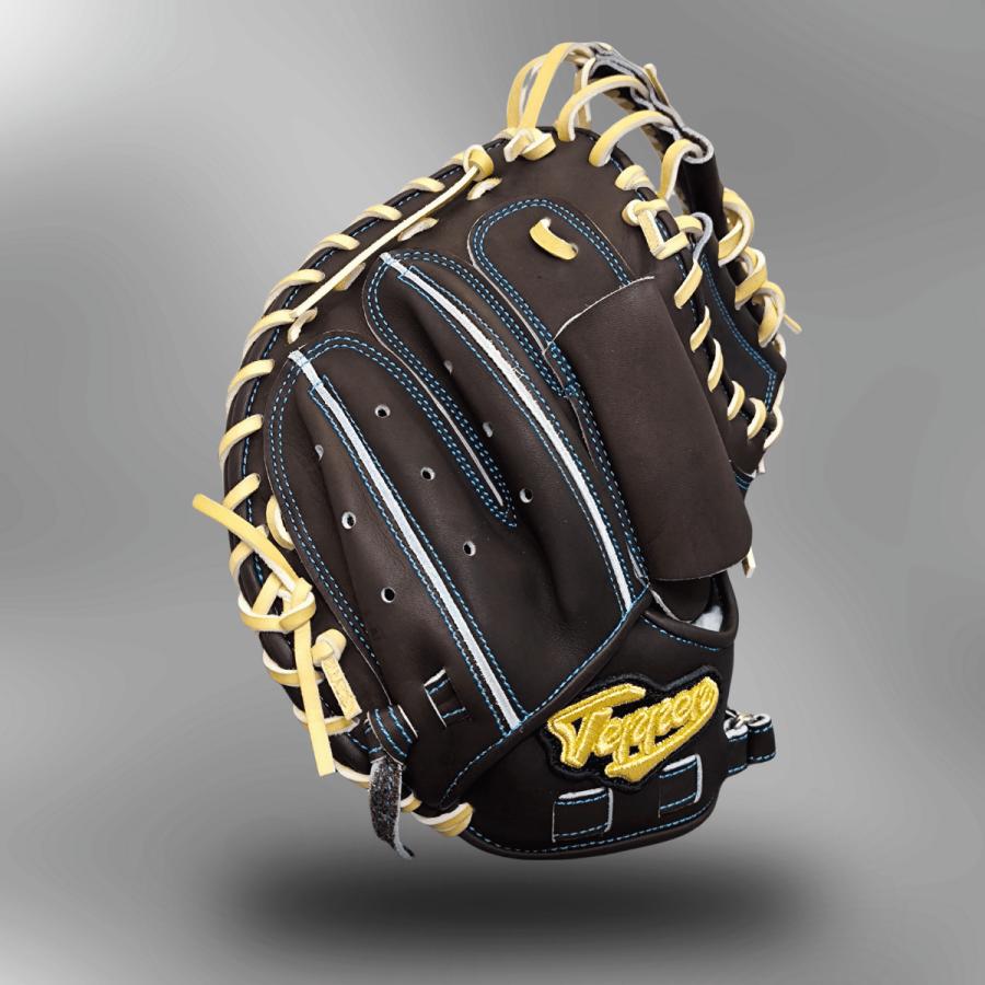 てっぺん 限定 硬式 キャッチャーミット 響 捕手用 Bブラウン ブロンド