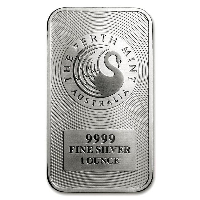 純銀インゴット パースミント シルバーバー 1オンス オーストラリア