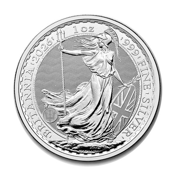 ブリタニア銀貨 1オンス 2026年製 クリアケース入り 純銀 銀貨 コイン