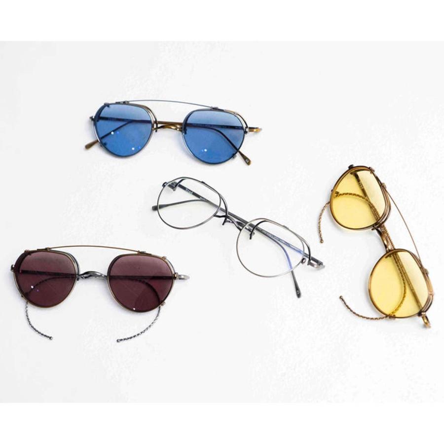 跳ね上げ式メガネ フレーム メトロノーム TR2103 Gentian Trad 46