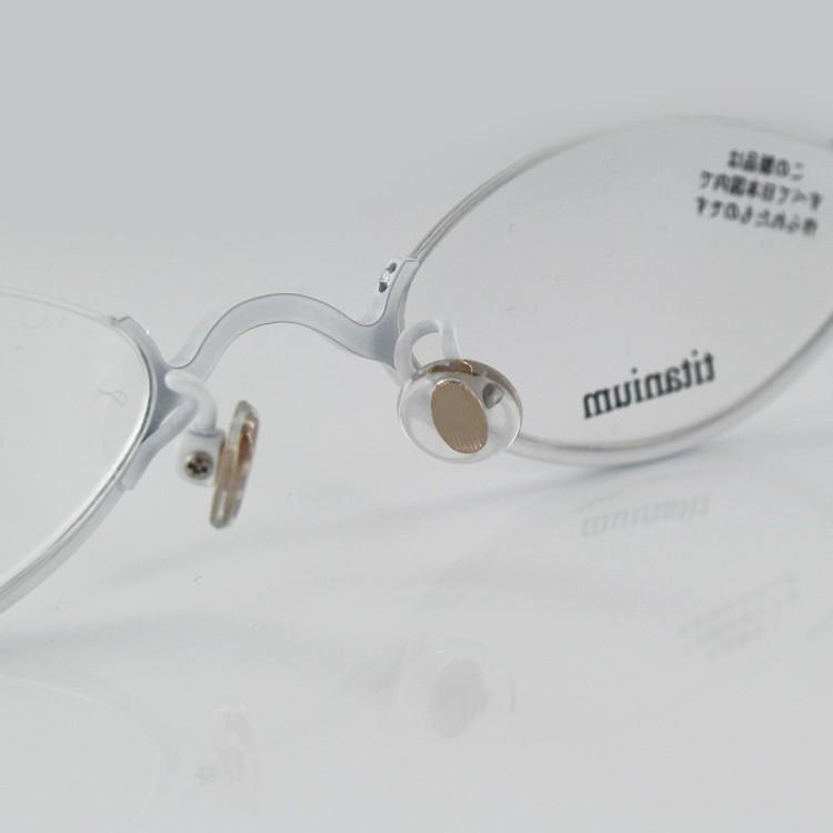 Ti-feel UV420 レンズつき チタン-P メガネフレーム YAKU 58 46サイズ