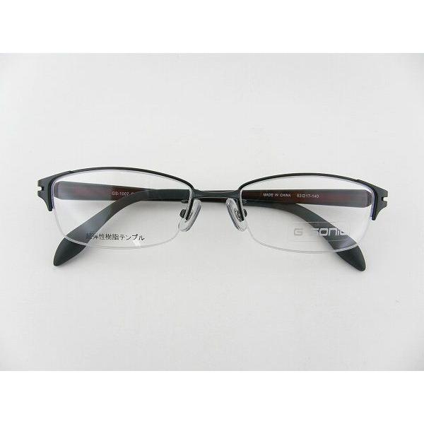ジーソニック 1007-4 メガネ PCレンズセット スーツ 伊達眼鏡 クール