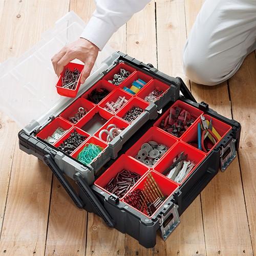 SK11 パーツケース 2段 スライドオーガナイザー SPO-460RE 工具箱