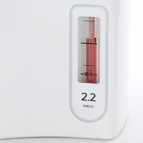 タイガー（TIGER） マイコン 電動 ポット 2.2L ホワイト 白 節電 3段階