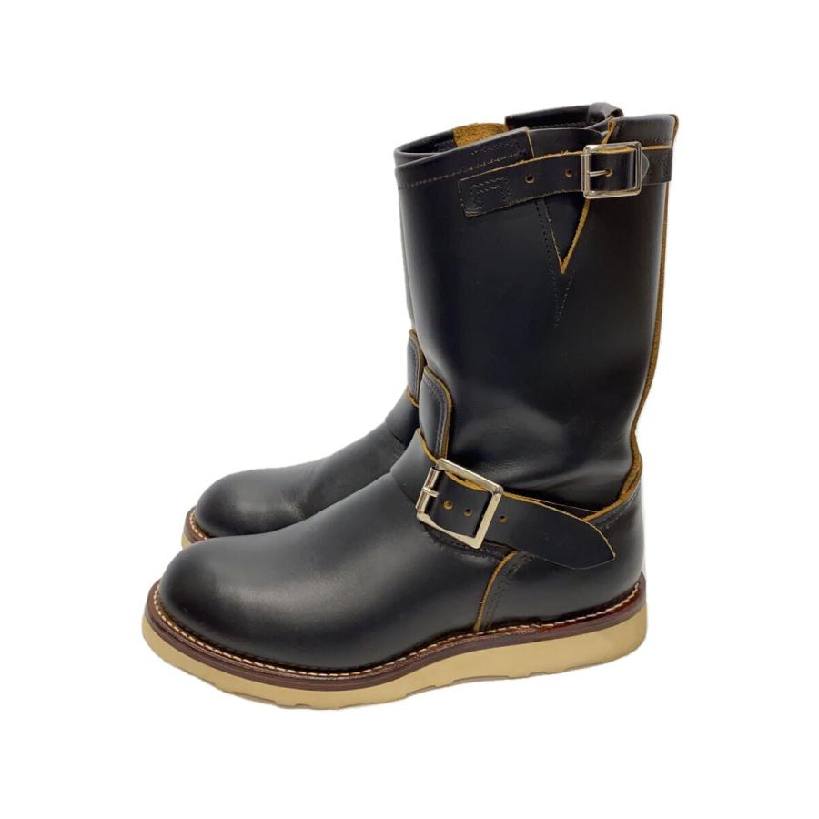RED WING◇エンジニアブーツ/茶芯/US7/ブラック/9266/Engineer Boots